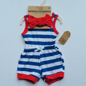 Girls one piece romper